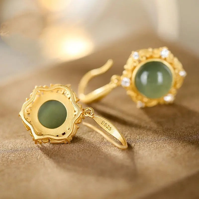 Jade Earrings, Dangle Earrings For Women