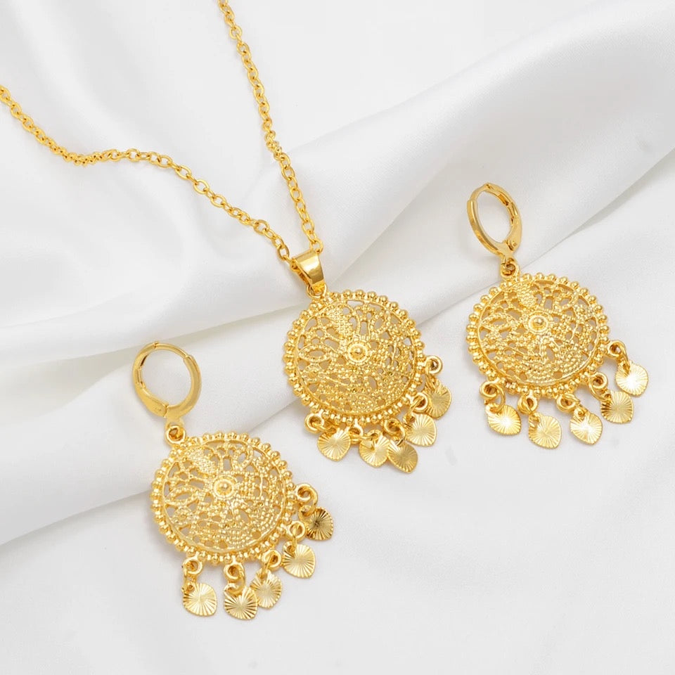 Gold Jewelry Set