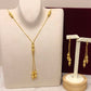 Gold Beaded Jewelry Set