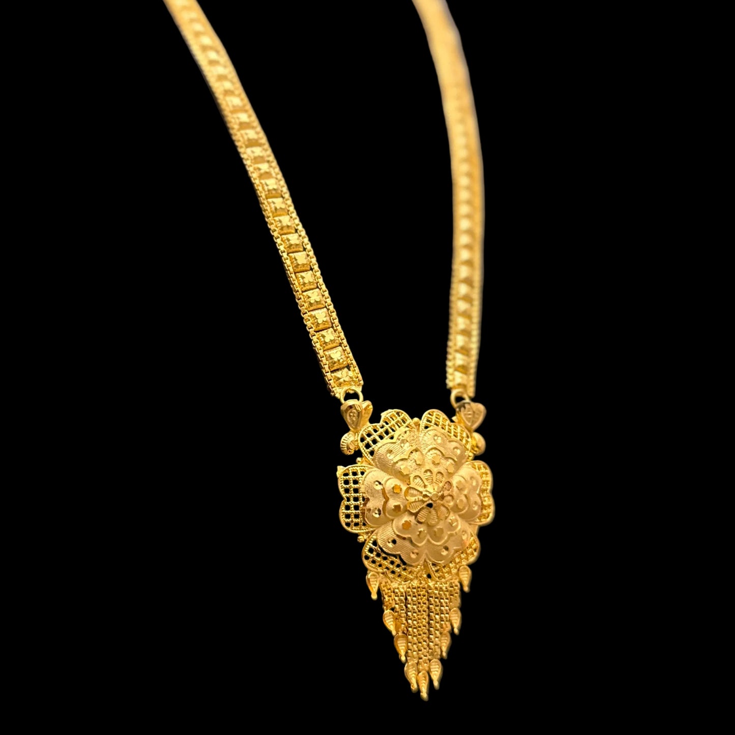 24k Dubai Gold Plated Jewelry Set, Jewelry Set for Women, Gold Necklace & Earrings Set
