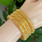 Wedding Gold Bangles, Stackable Bangles