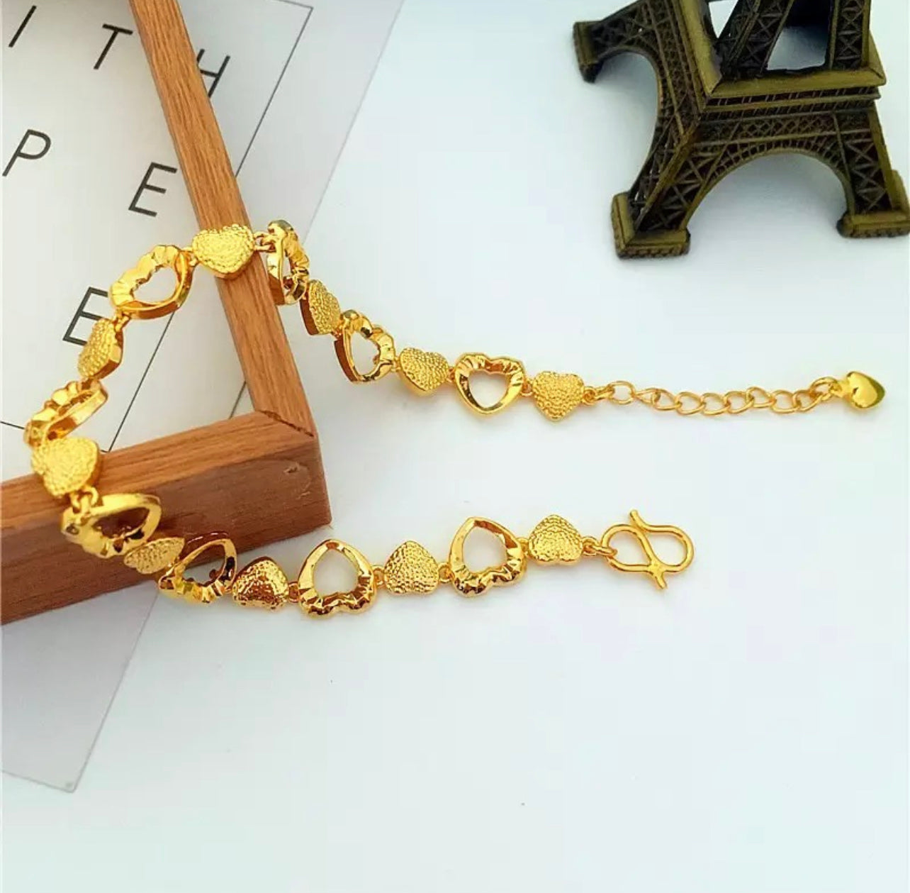 Gold Heart Bracelet
