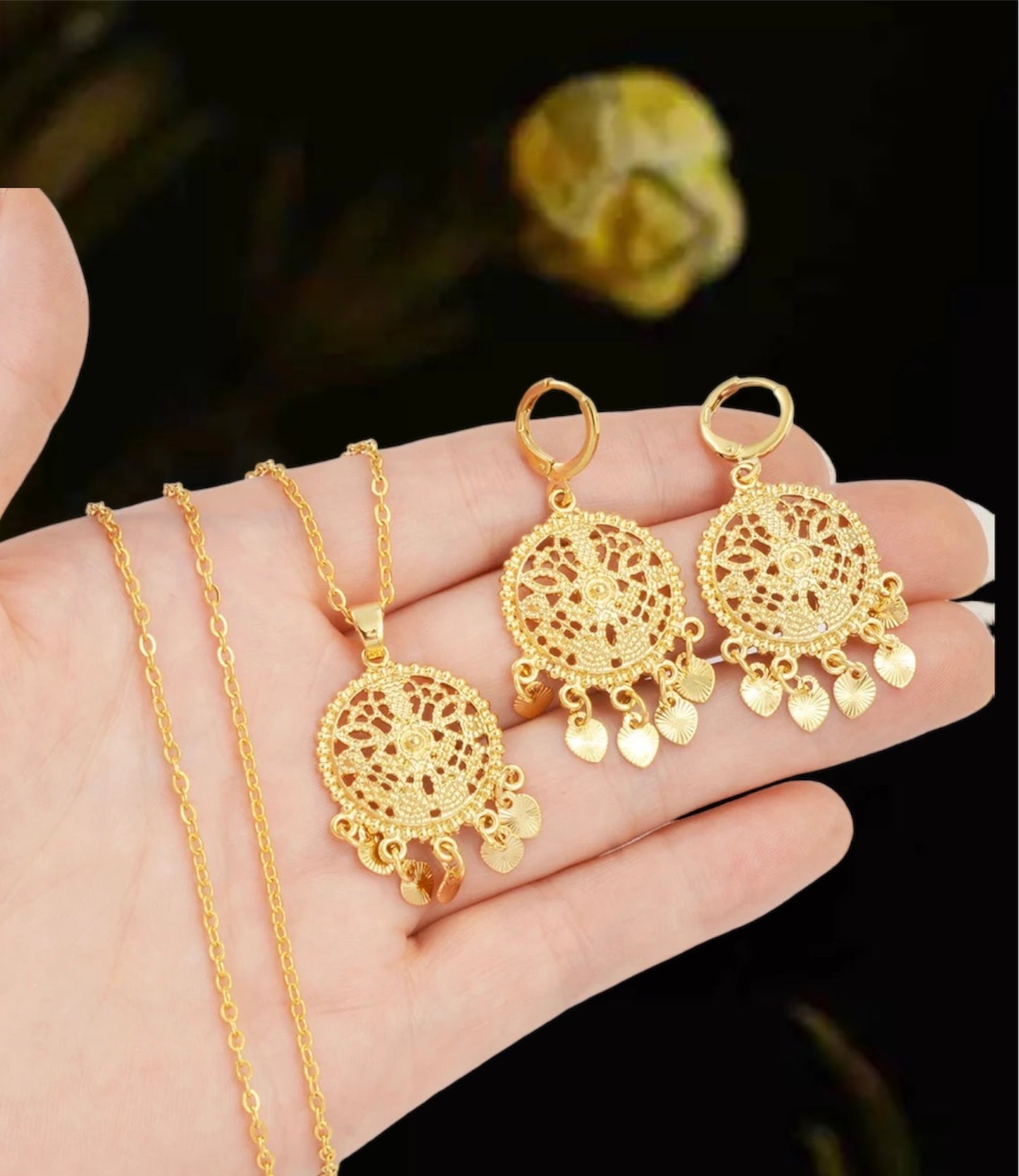 Gold Jewelry Set