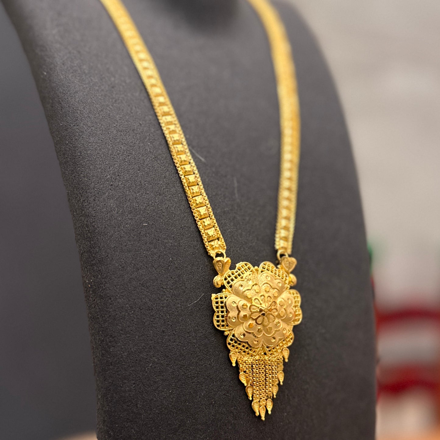 24k Dubai Gold Plated Jewelry Set, Jewelry Set for Women, Gold Necklace & Earrings Set