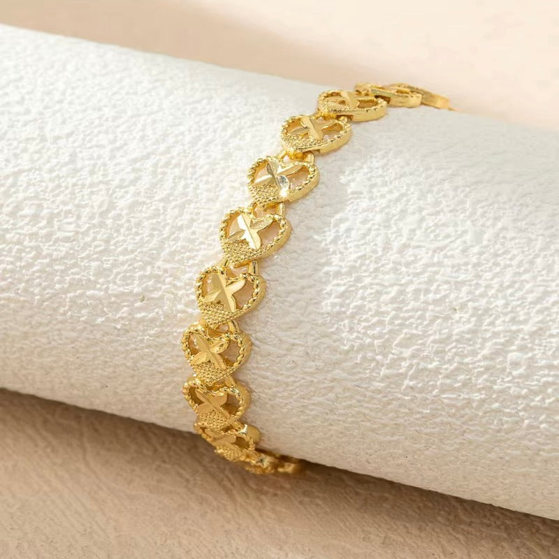 Gold Bracelet, Cuff Gold Bracelet