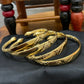 Cuff Bangles For Women, 24K Gold Bangles, Cuff Bracelet, Gold Bangles