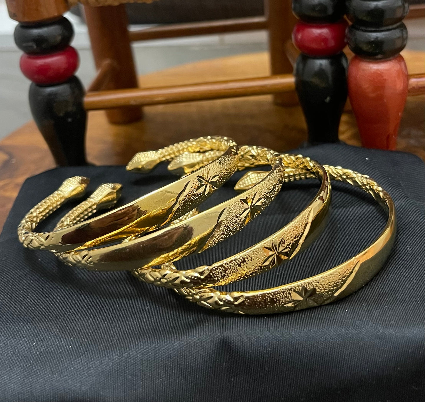 Cuff Bangles For Women, 24K Gold Bangles, Cuff Bracelet, Gold Bangles