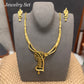 24k Dubai Gold Plated Jewelry Set, Jewelry Set for Women, Gold Necklace & Earrings Set