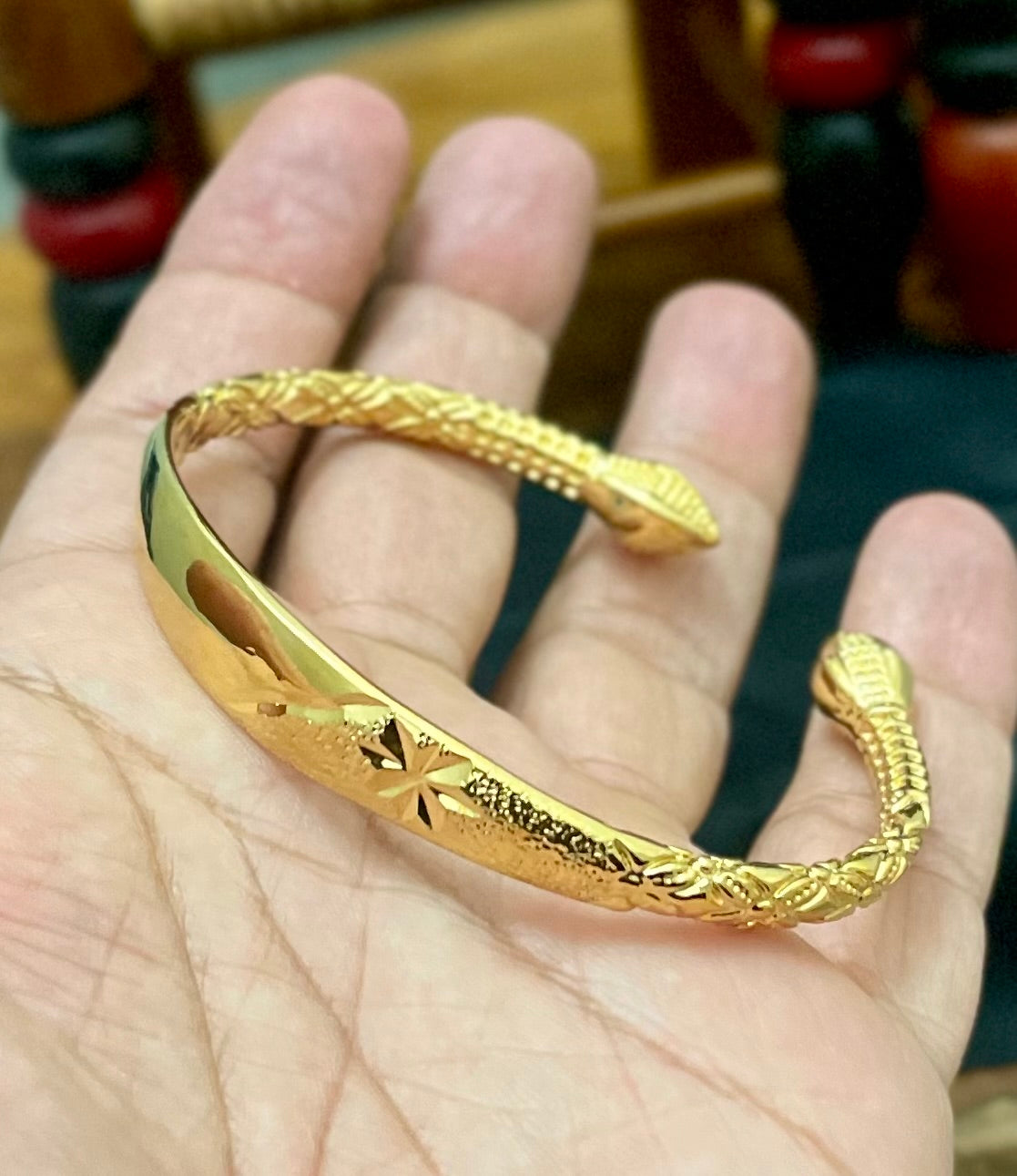 Cuff Bangles For Women, 24K Gold Bangles, Cuff Bracelet, Gold Bangles