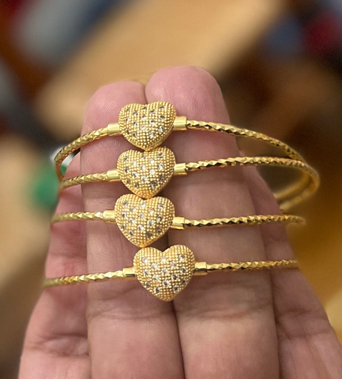 Gold Cuff Bangles, Gold Bangles