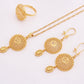 Jewelry Set, 24K Dubai Gold Plated Jewelry Sets