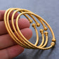 Gold Bangles, 18K Gold Plated Bangles