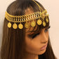 Gold Coin Hair Jewelry,