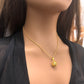 Gold Bead Jewelry Set, Gold Necklace