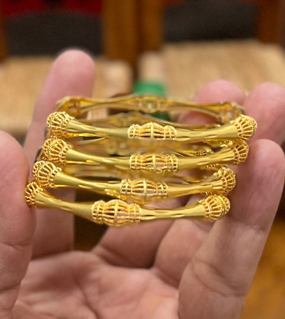 Gold Bangles, Modern Gold Bangles, 24K Dubai Gold Plated Bangles