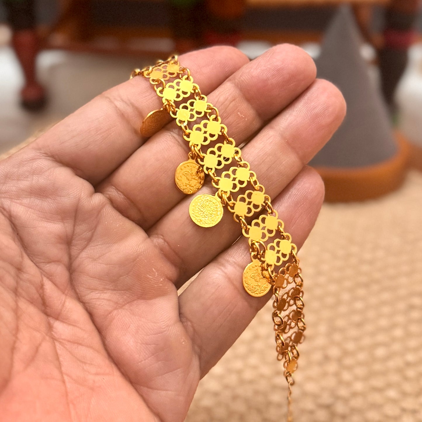 Coin bracelet for women’s
