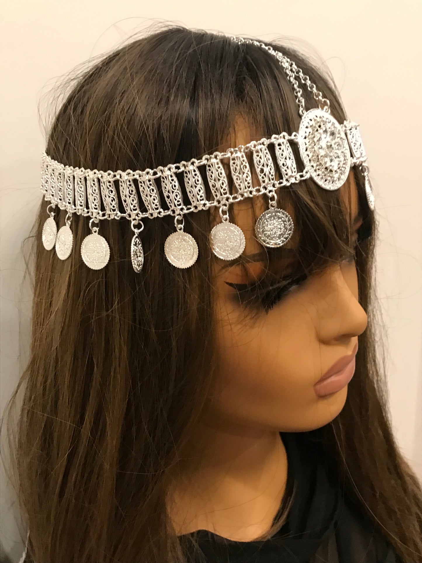 Gold Coin Hair Jewelry,