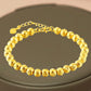 6mm Gold Beaded Bracelet