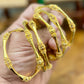 Gold Bangles, Modern Gold Bangles, 24K Dubai Gold Plated Bangles