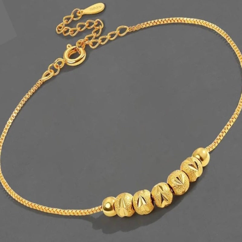 Gold Bead Bracelet