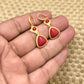 Jade earrings