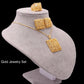 Gold Jewelry Set, Wedding Gold Jewelry