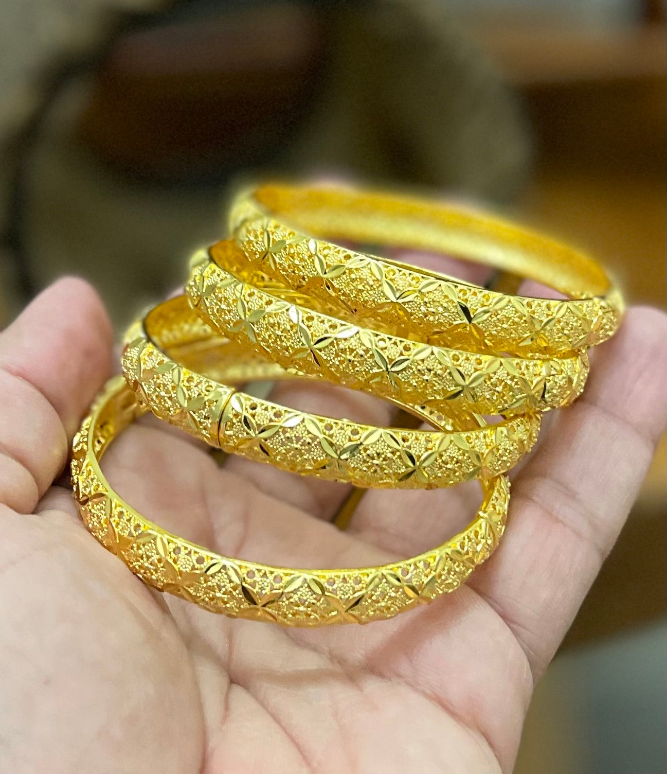 Dubai Gold Plated Bangles
