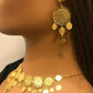 Gold Coin Jewelry Set
