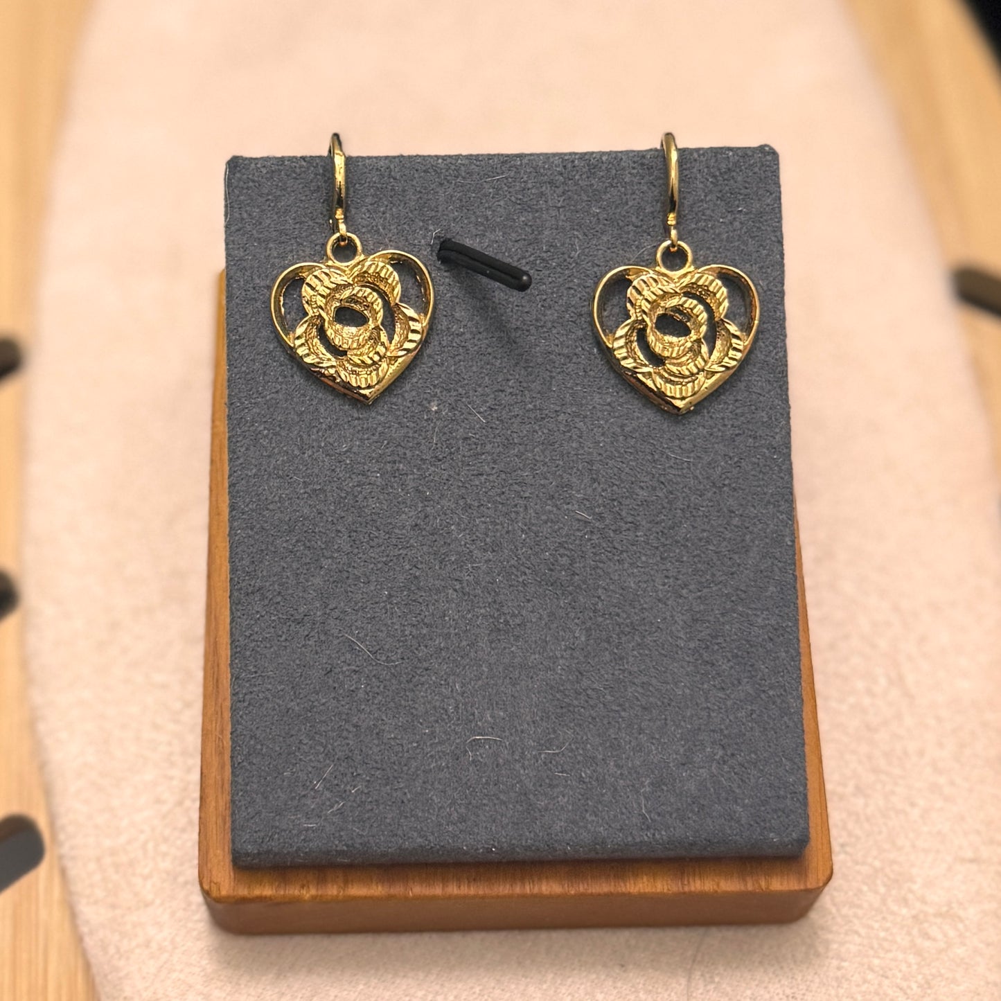 24k Gold Plated Jewelry Set, Gold Necklace & Earrings Set