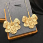 Statement Flower Drop Earrings