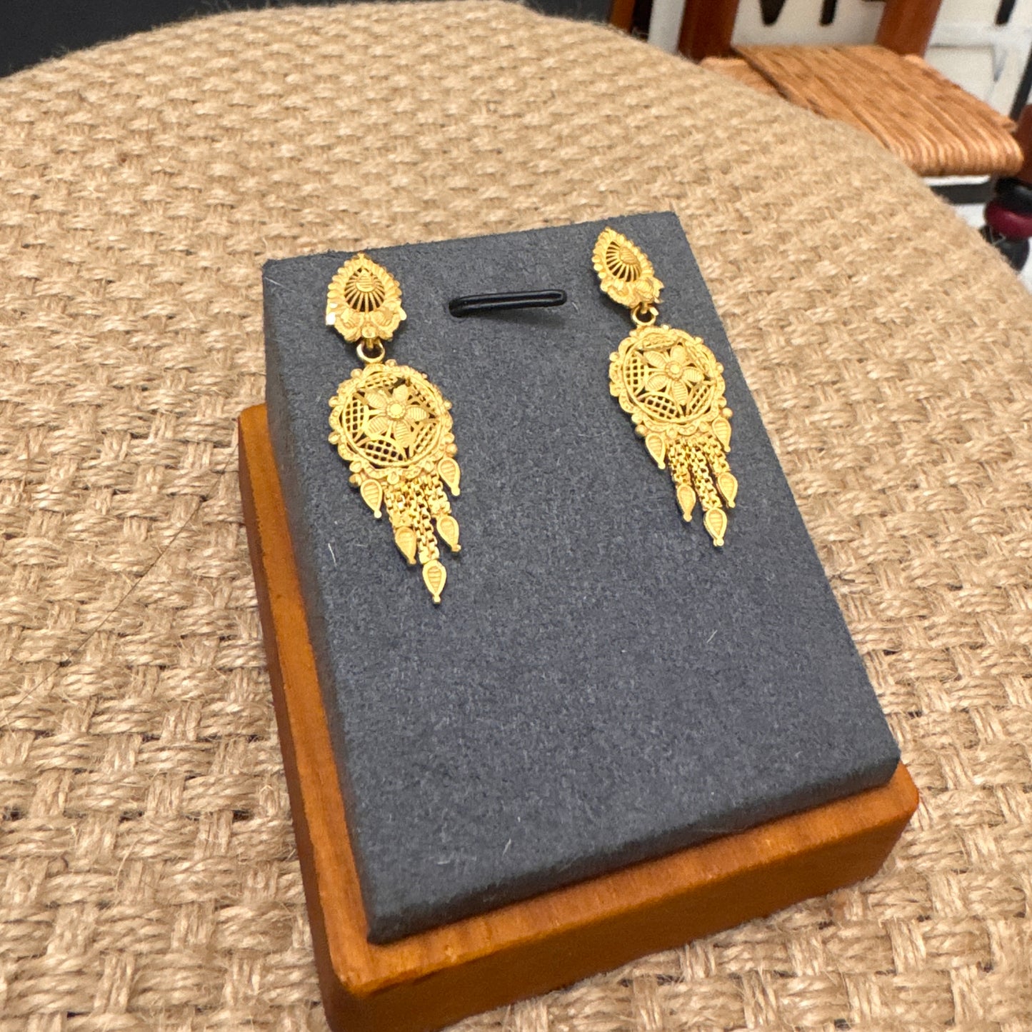 24k Dubai Gold Plated Jewelry Set, Jewelry Set for Women, Gold Necklace & Earrings Set