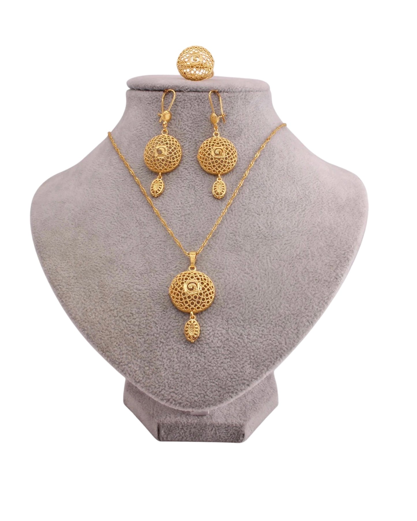 Jewelry Set, 24K Dubai Gold Plated Jewelry Sets