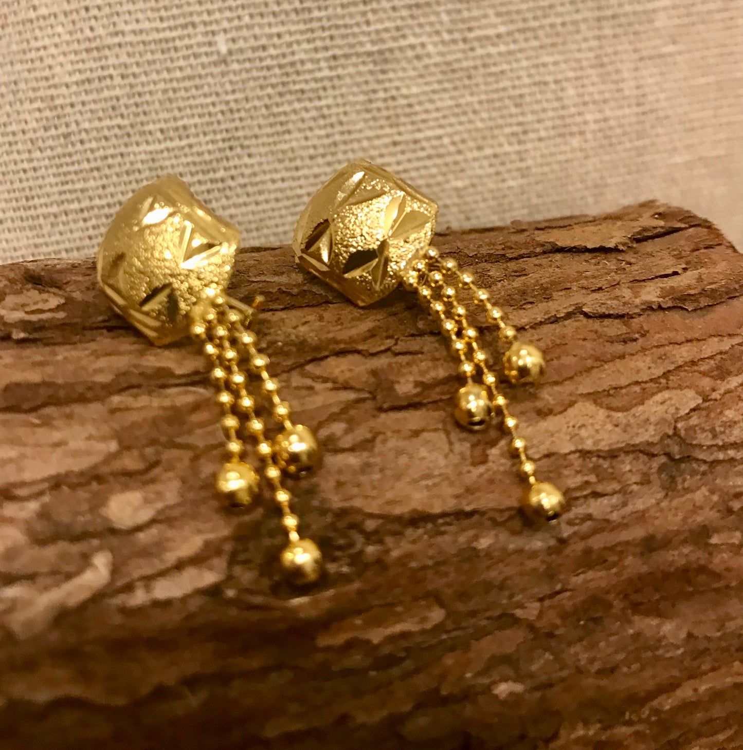 Gold Dangle Earrings