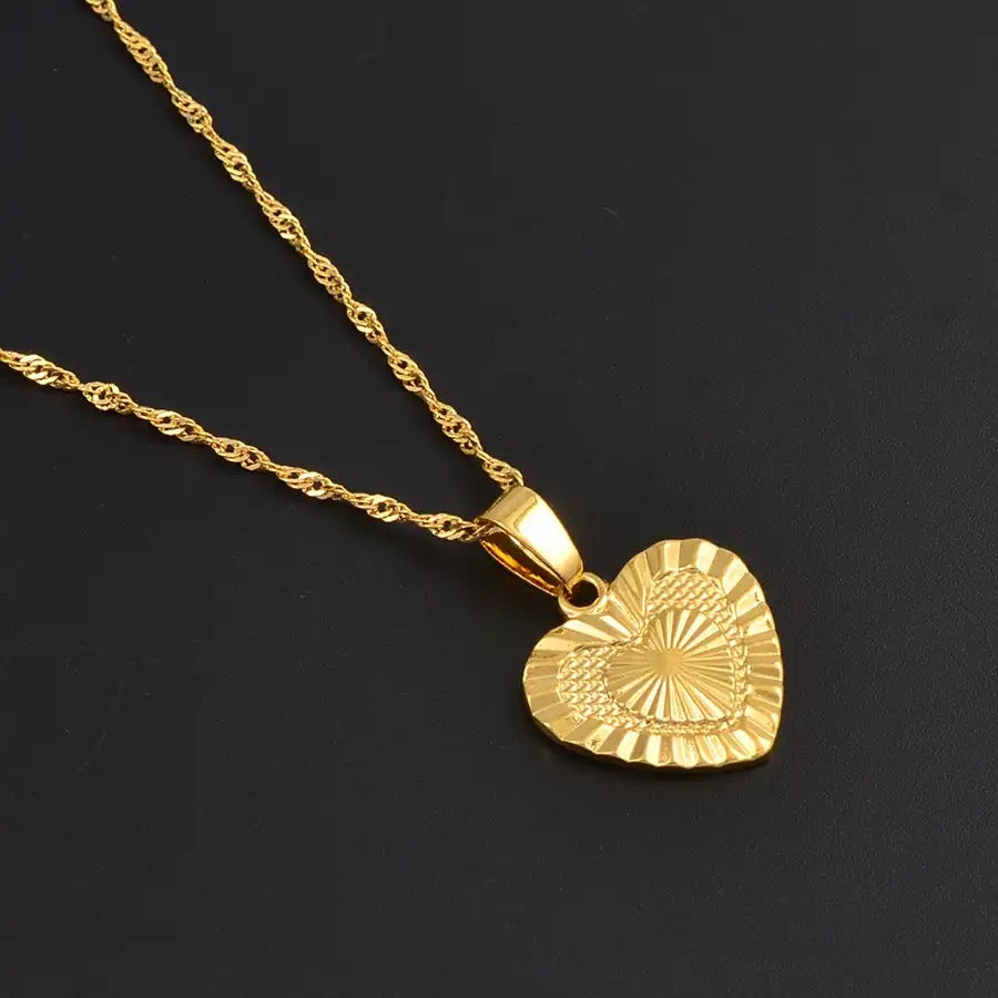 Heart Shape Jewelry Set