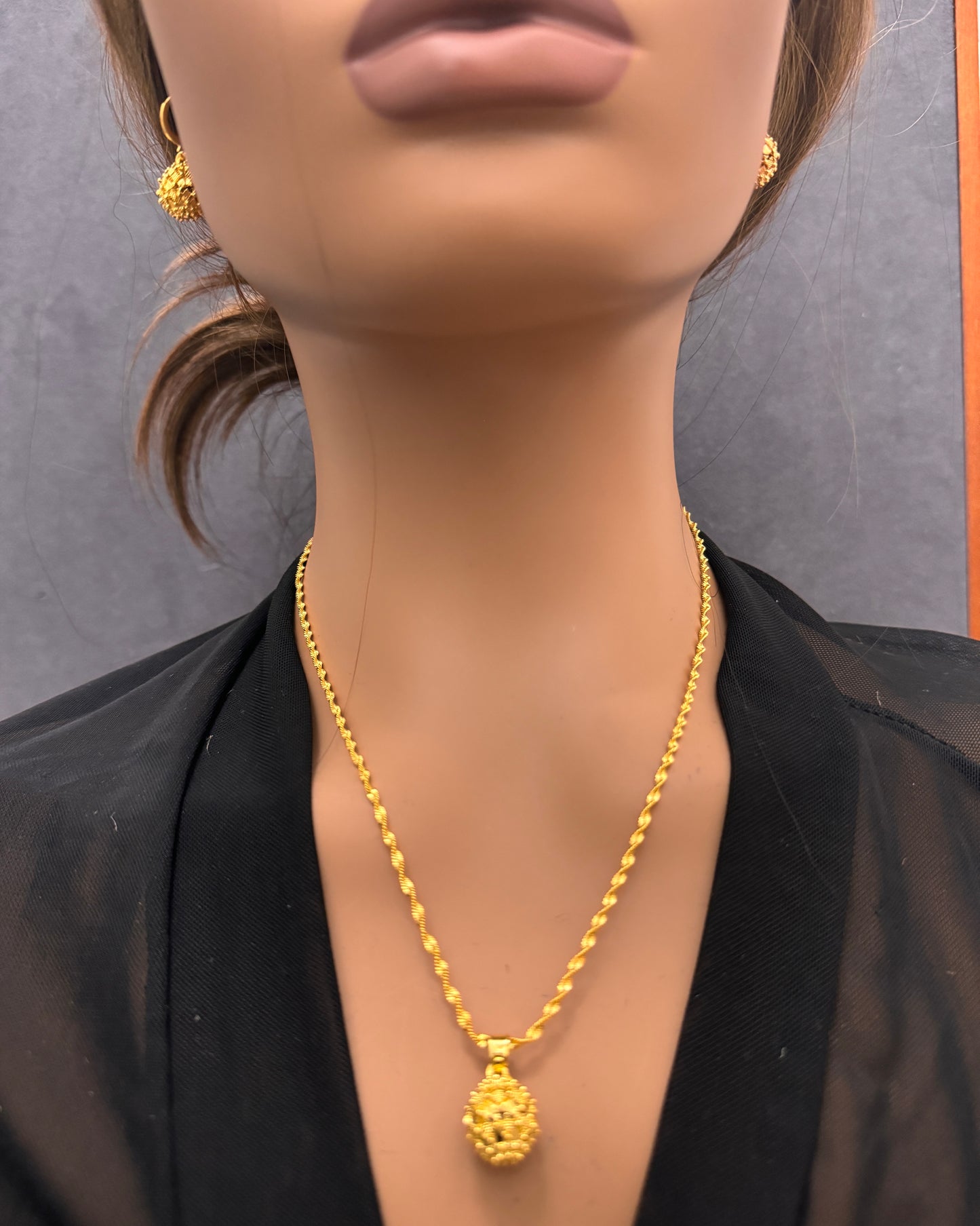 Gold Jewelry Set, African Jewelry Set