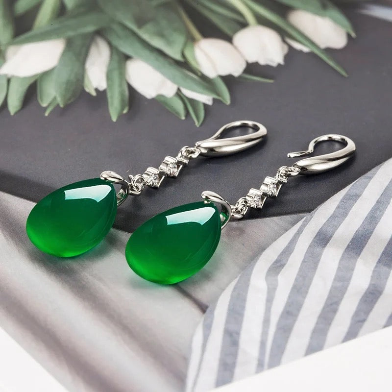 Jade Earrings, Dangle & Drop Earrings