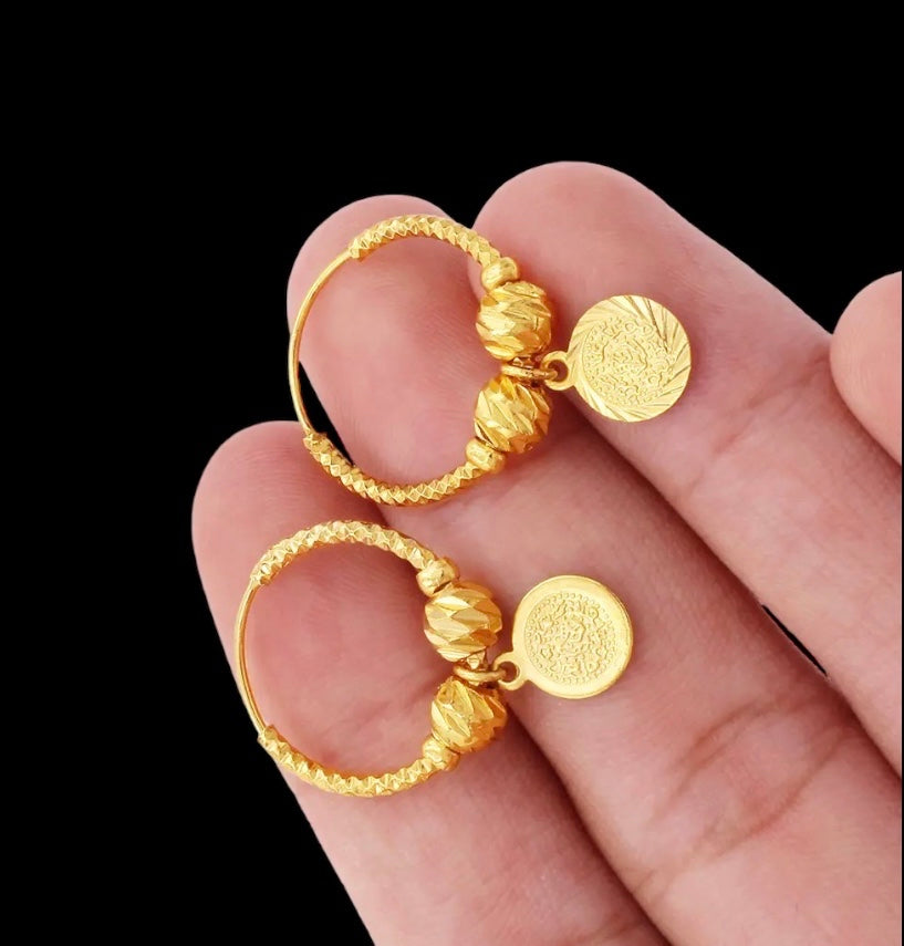 Hoop Earrings, Gold Hoop Earrings