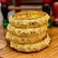 Gold Bangles for Women, 24k Dubai Gold Plated Bangles
