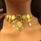 Gold Coin Jewelry Set