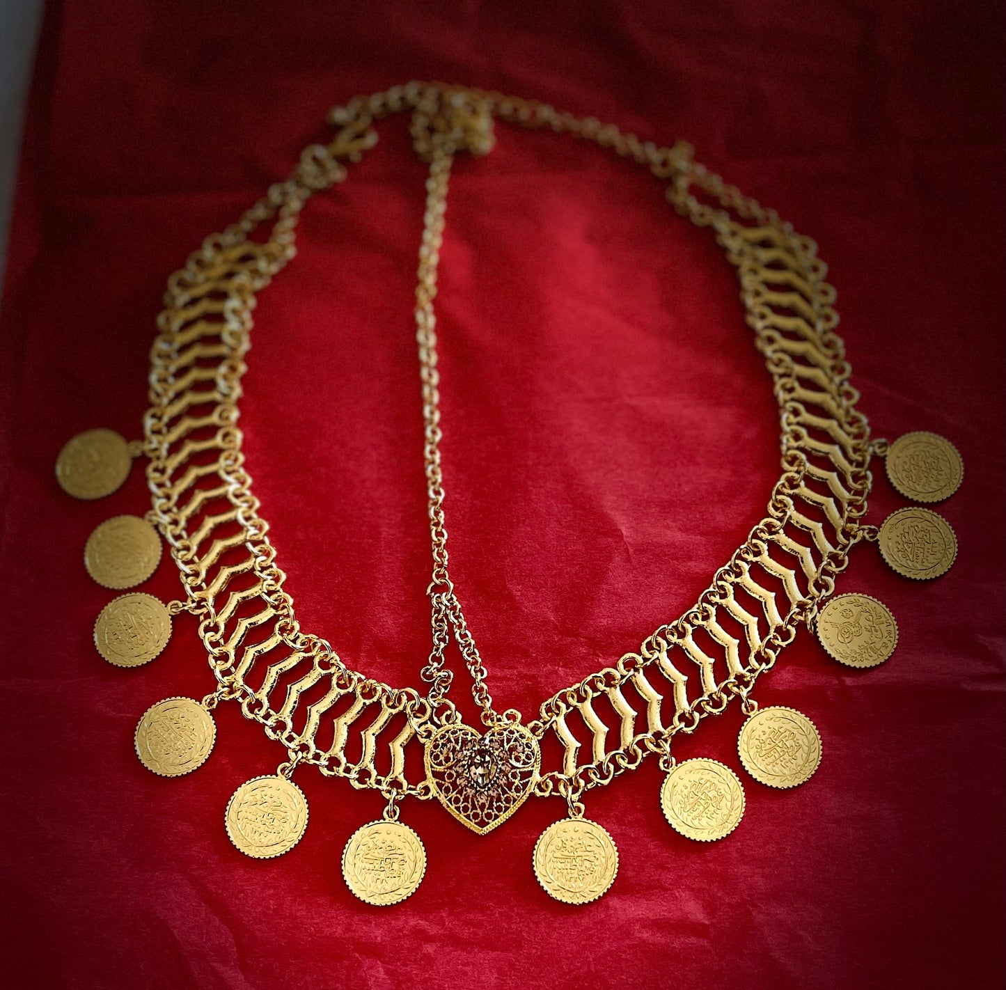Gold Coin Hair jewelry