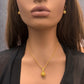 Gold Bead Jewelry Set, Gold Necklace
