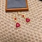 Jade earrings