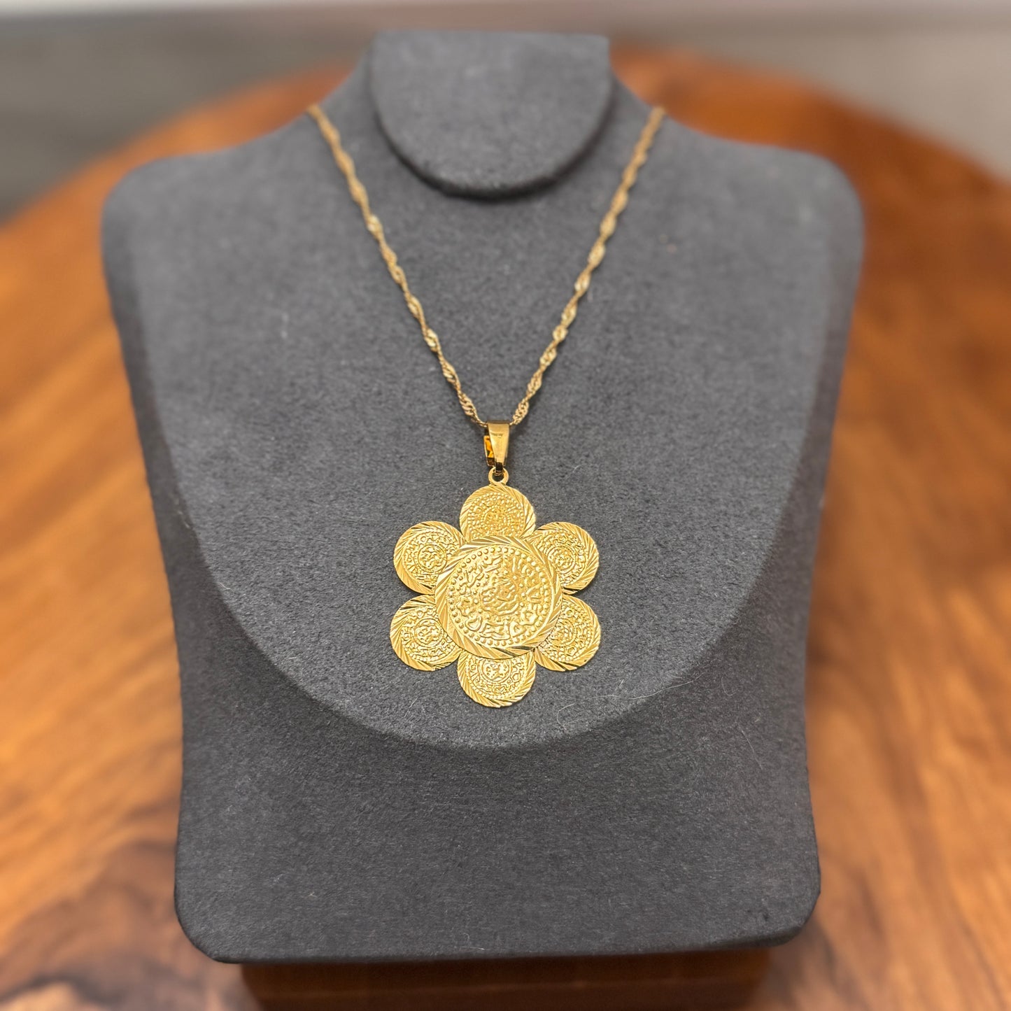 Coin Necklace, Lira Necklace