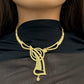 24k Dubai Gold Plated Jewelry Set, Jewelry Set for Women, Gold Necklace & Earrings Set