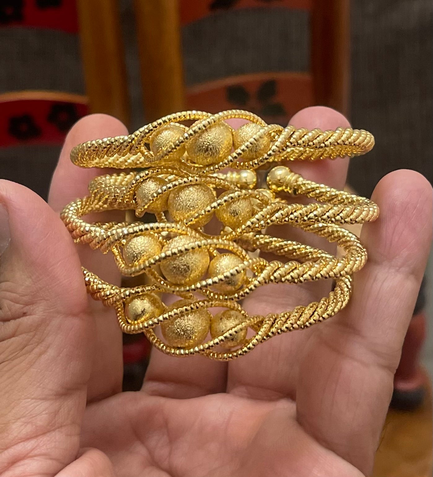 Gold Cuff Bracelet