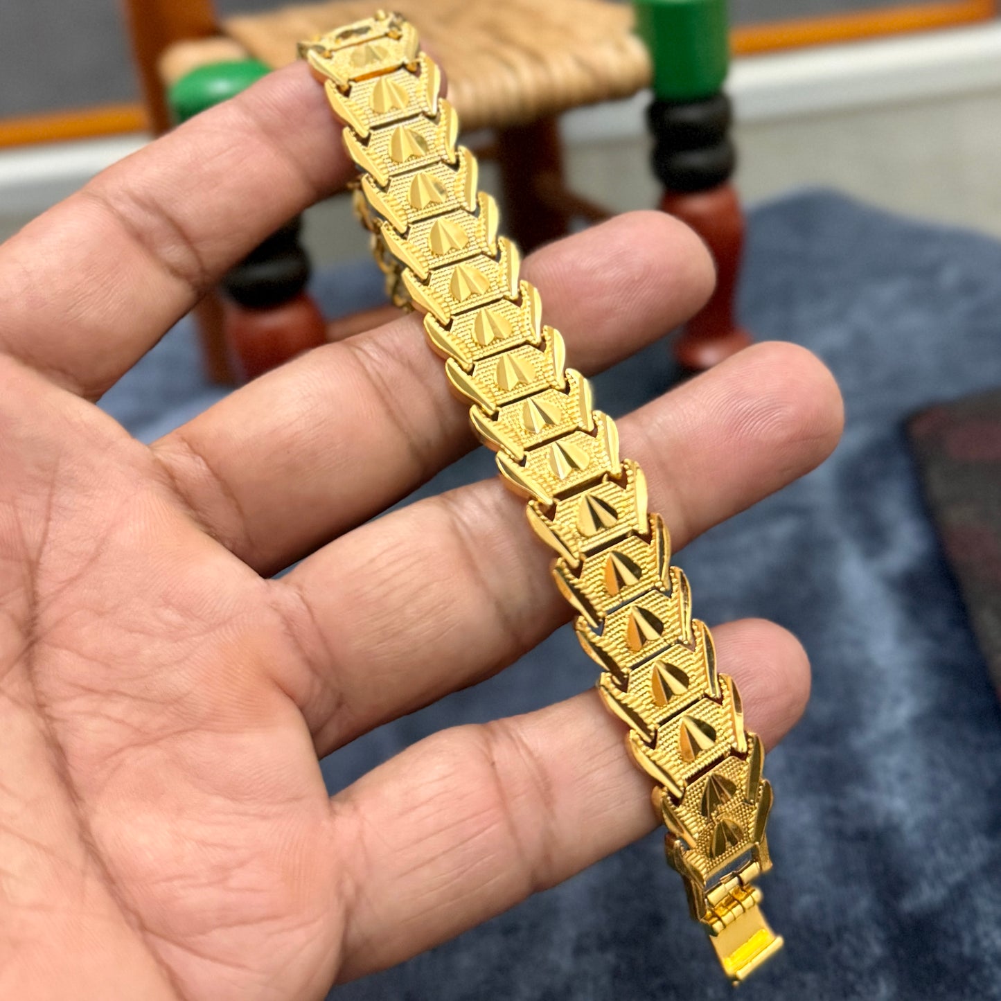 Men’s Bracelet,  24k Plated Bracelet for Men’s