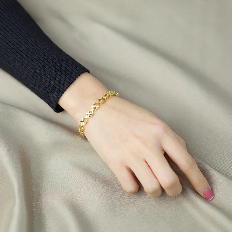 Gold Bracelet, Cuff Gold Bracelet