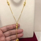 Gold Beaded Jewelry Set