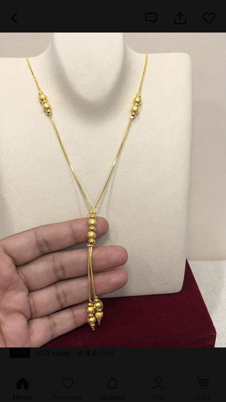 Gold Beaded Jewelry Set
