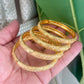 Wedding Gold Bangles, Stackable Bangles